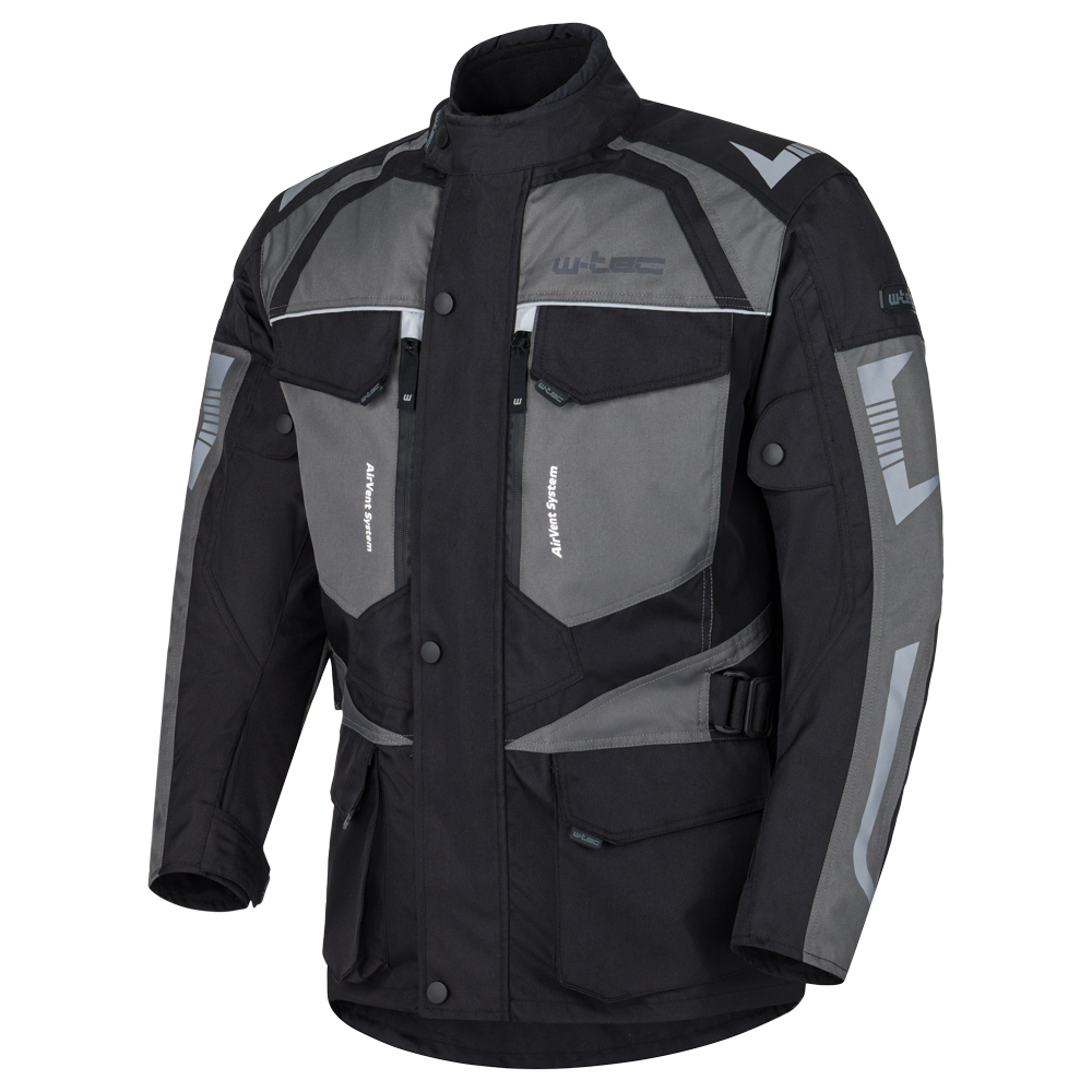 Pánská moto bunda W-TEC Burdys Evo černo-šedá S (obrázek 10)