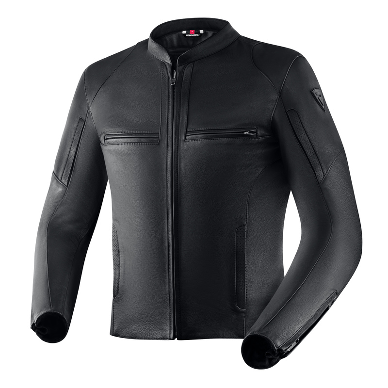 Kožená moto bunda Rebelhorn Runner III  L  černá