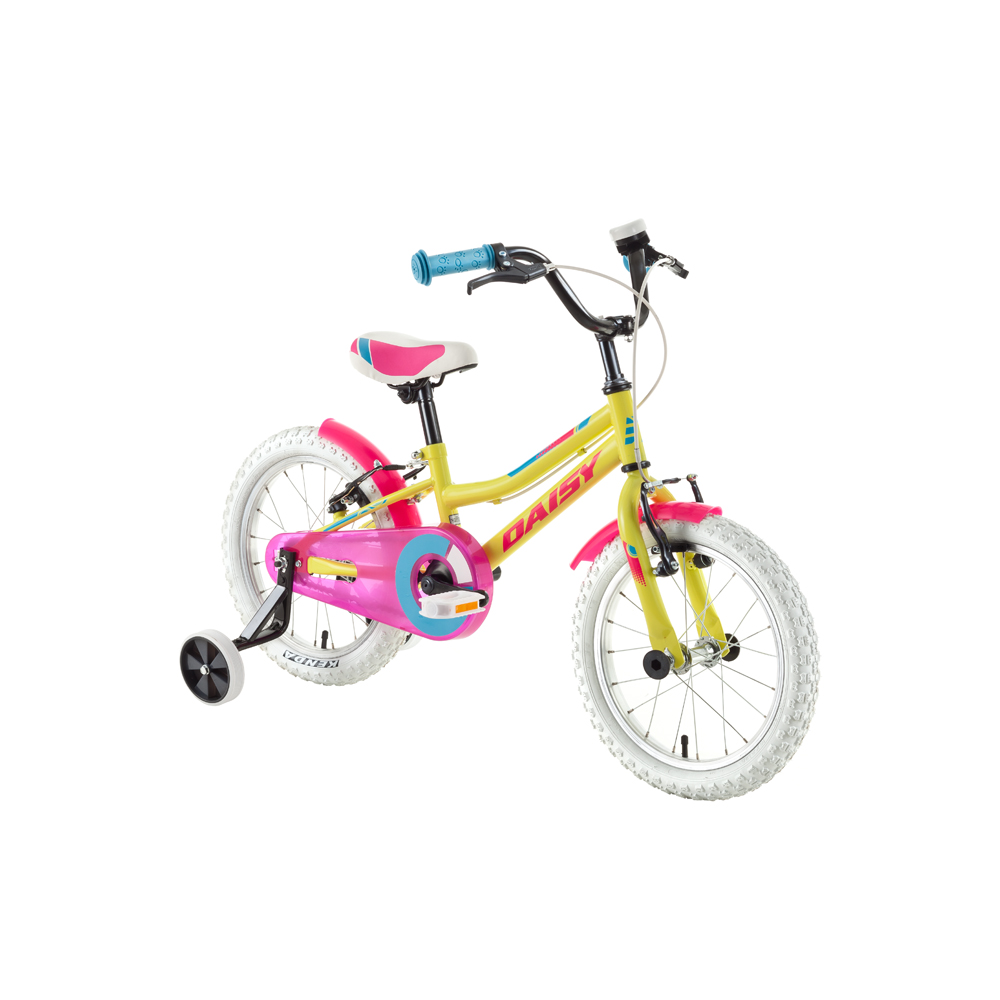 Dětské kolo DHS Daisy 1604 16" - model 2018 Yellow - Záruka 10 let DHS
