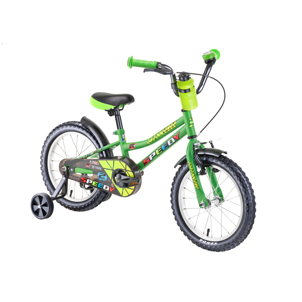 Dětské kolo DHS Speedy 1601 16" - model 2019 Green - Záruka 10 let