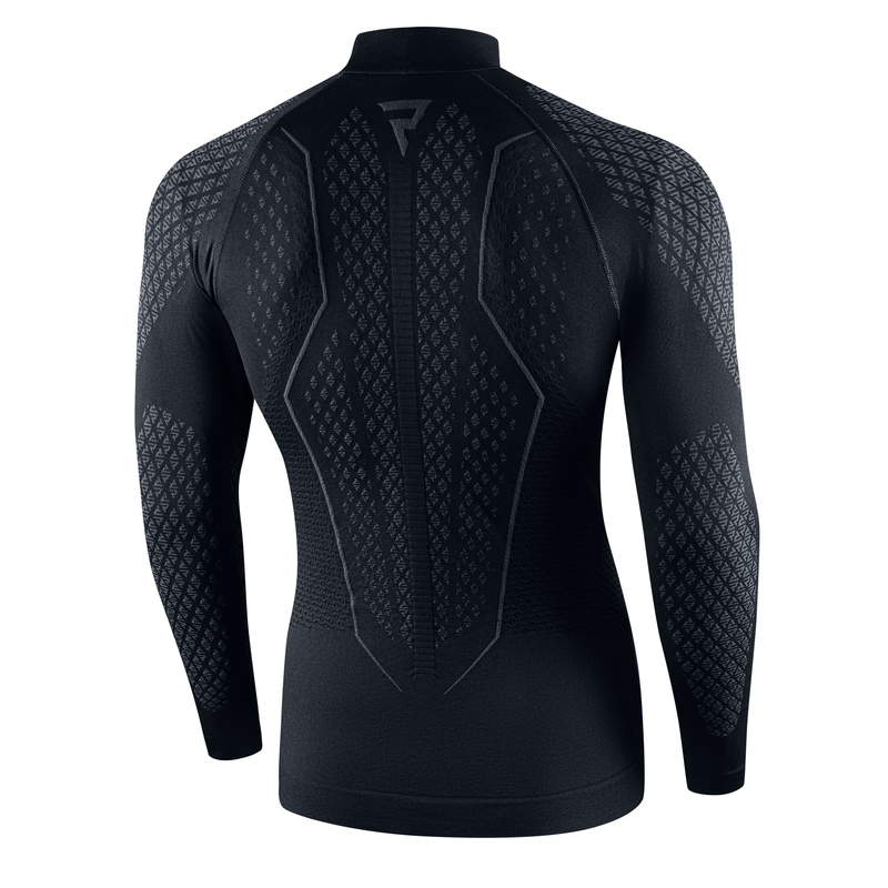 Moto thermo triko Rebelhorn Therm II Jersey černo-šedá L