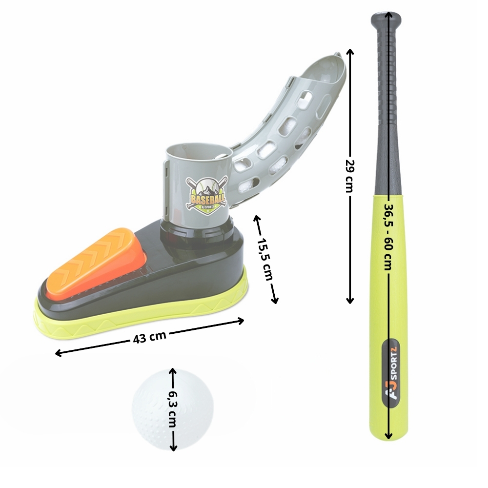Dětská sada na baseball s odpalovačem inSPORTline TBS230 - Obrázek 4
