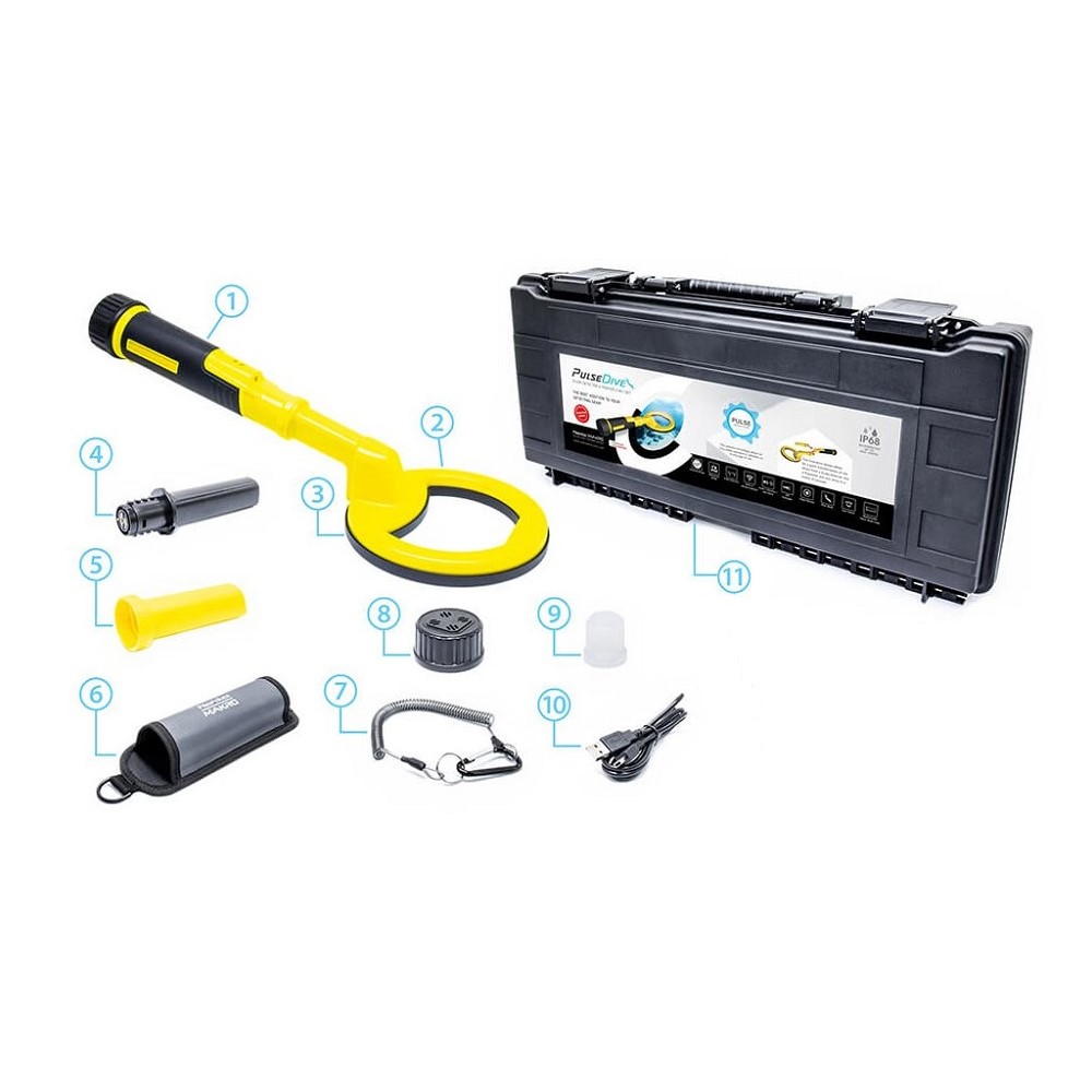 Potápěčský detektor a dohledávačka Nokta Makro PulseDive Scuba - černý - Obrázek 4