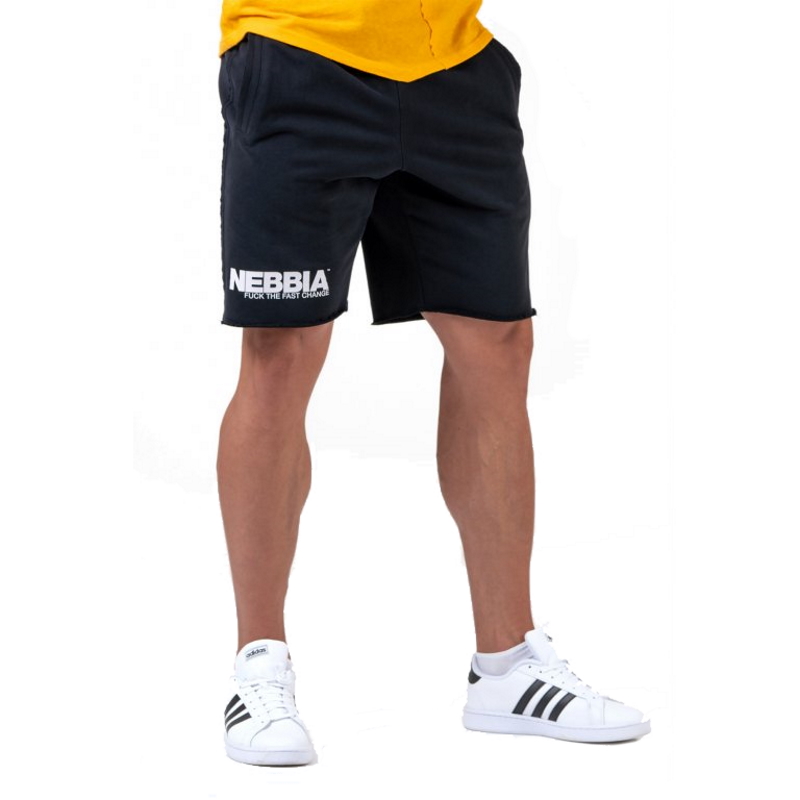 Levně Pánské šortky Nebbia Legday Hero 179 XXL Black