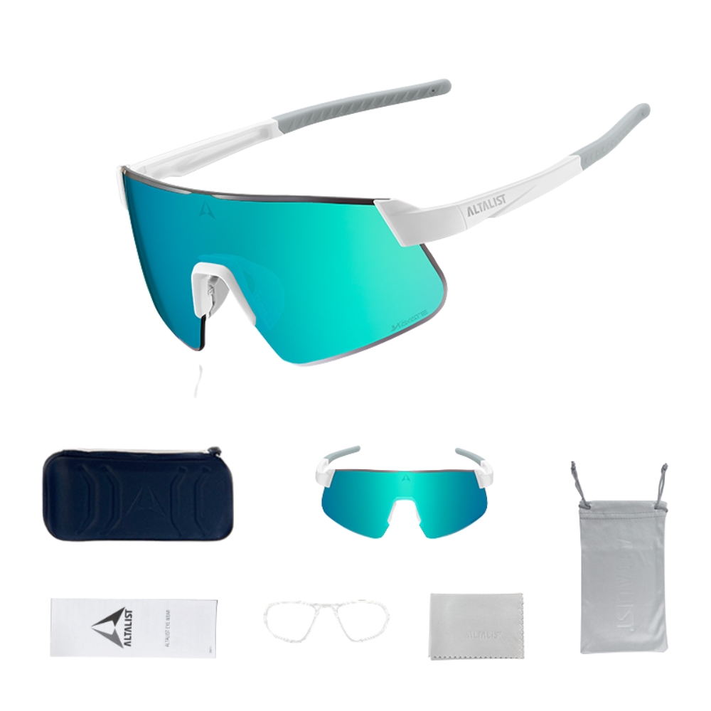 Sportovní sluneční brýle Altalist Hayate R2 šedá s tmavě červenými skly - Obrázek 4