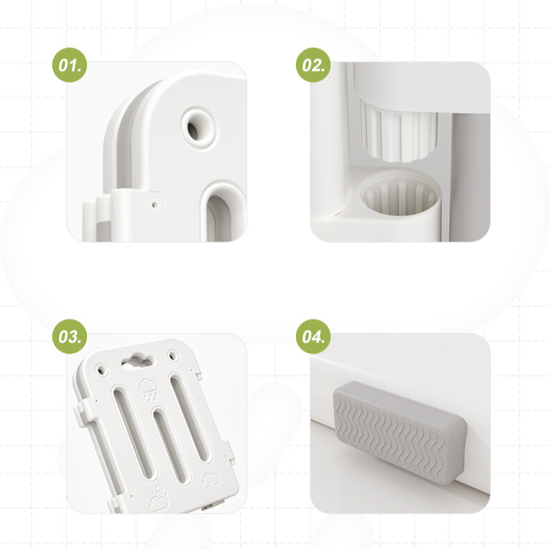 Dětská plastová ohrádka inSPORTline Klaudino 12+2 188x208x66 cm - Obrázek 6