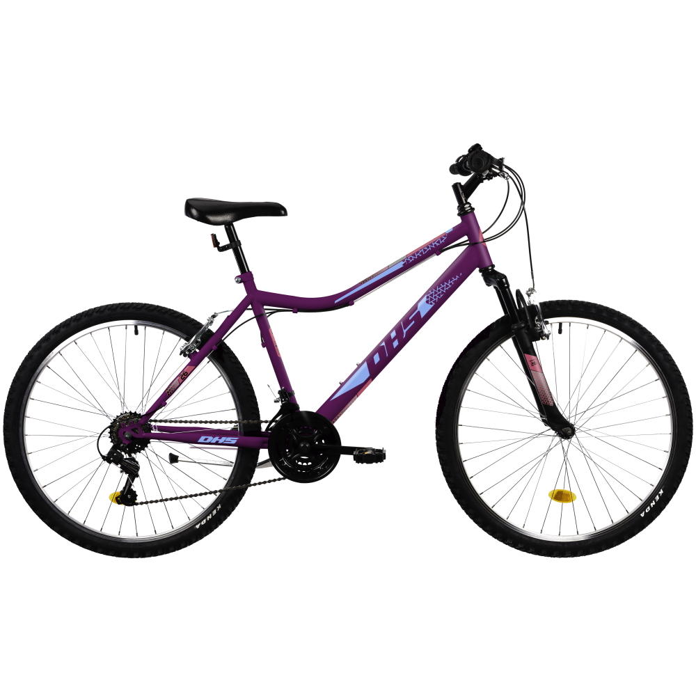 Dámské horské kolo DHS 2604 26" 7.0  Violet  18" (161-170 cm) - Violet