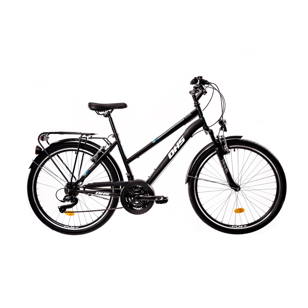 Dámské trekingové kolo DHS 2854 28" - model 2021 Black - 19"