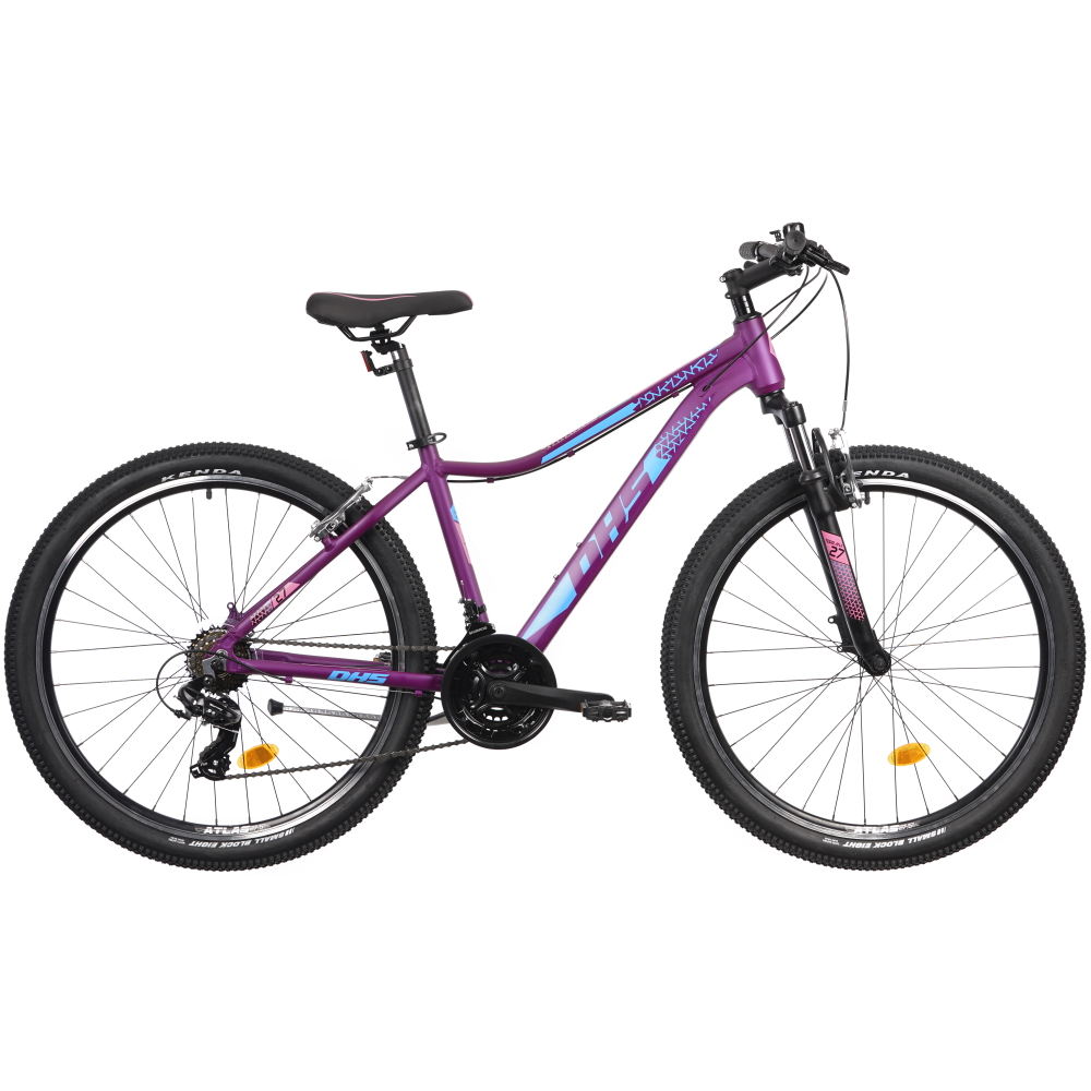 Levně Dámské horské kolo DHS Terrana 2722 27,5" 7.0 Violet 18" (174-186 cm)