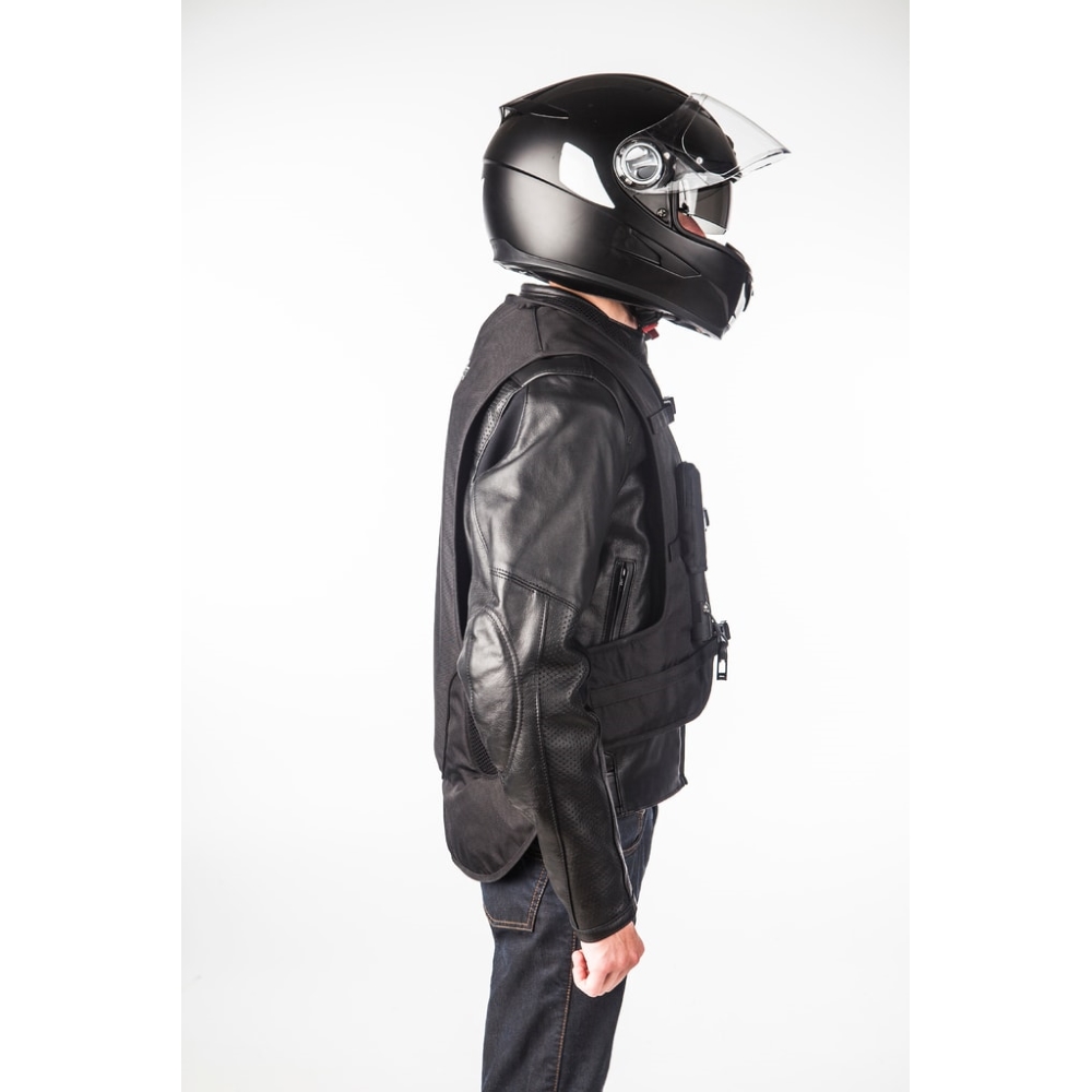 Airbagová vesta Helite Turtle černá 1 rozšířená, mechanická s trhačkou černá XL - Obrázek 4