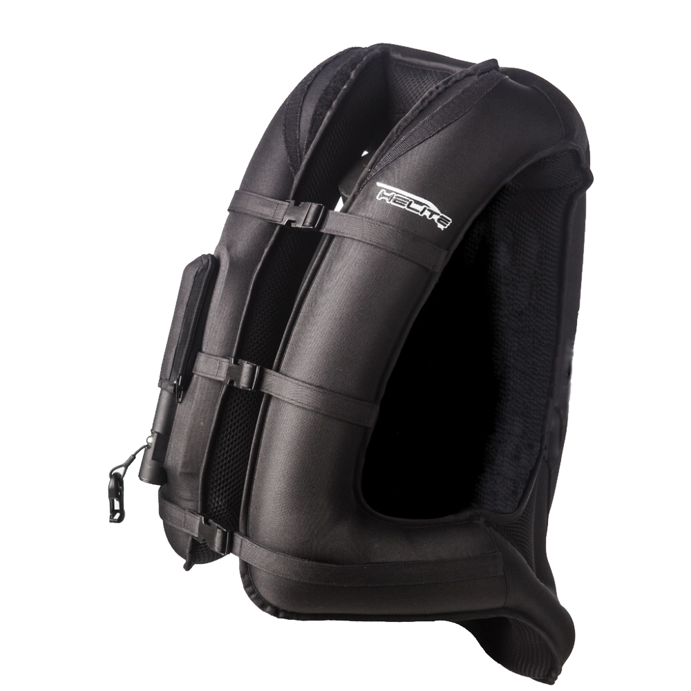 Airbagová vesta Helite Turtle černá 1 rozšířená, mechanická s trhačkou  černá  XL