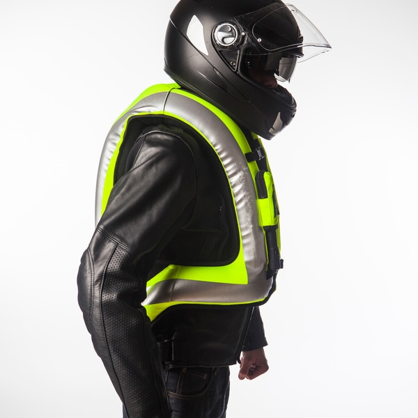 Airbagová vesta Helite Turtle HiVis 1, mechanická s trhačkou žlutá M (obrázek 7)