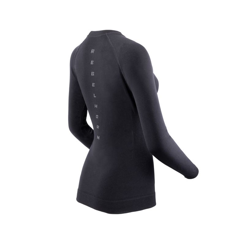 Dámské moto thermo triko Rebelhorn Freeze II Lady Jersey černá L