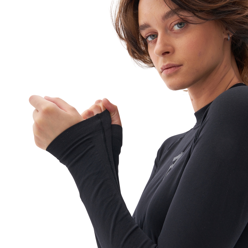 Dámské moto thermo triko Rebelhorn Freeze II Lady Jersey černá S (obrázek 6)