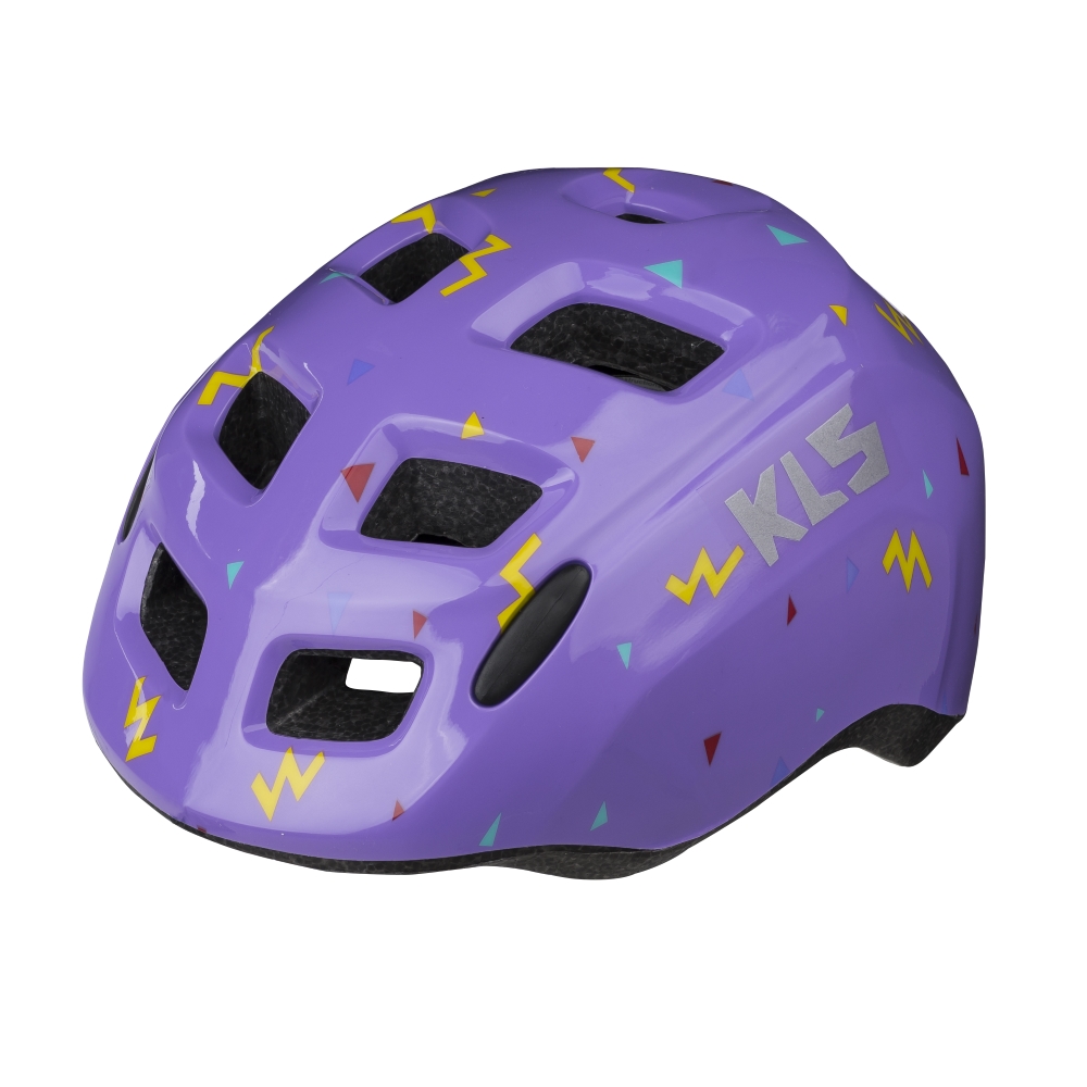 Levně Dětská cyklo přilba Kellys Zigzag Purple S (50-55)
