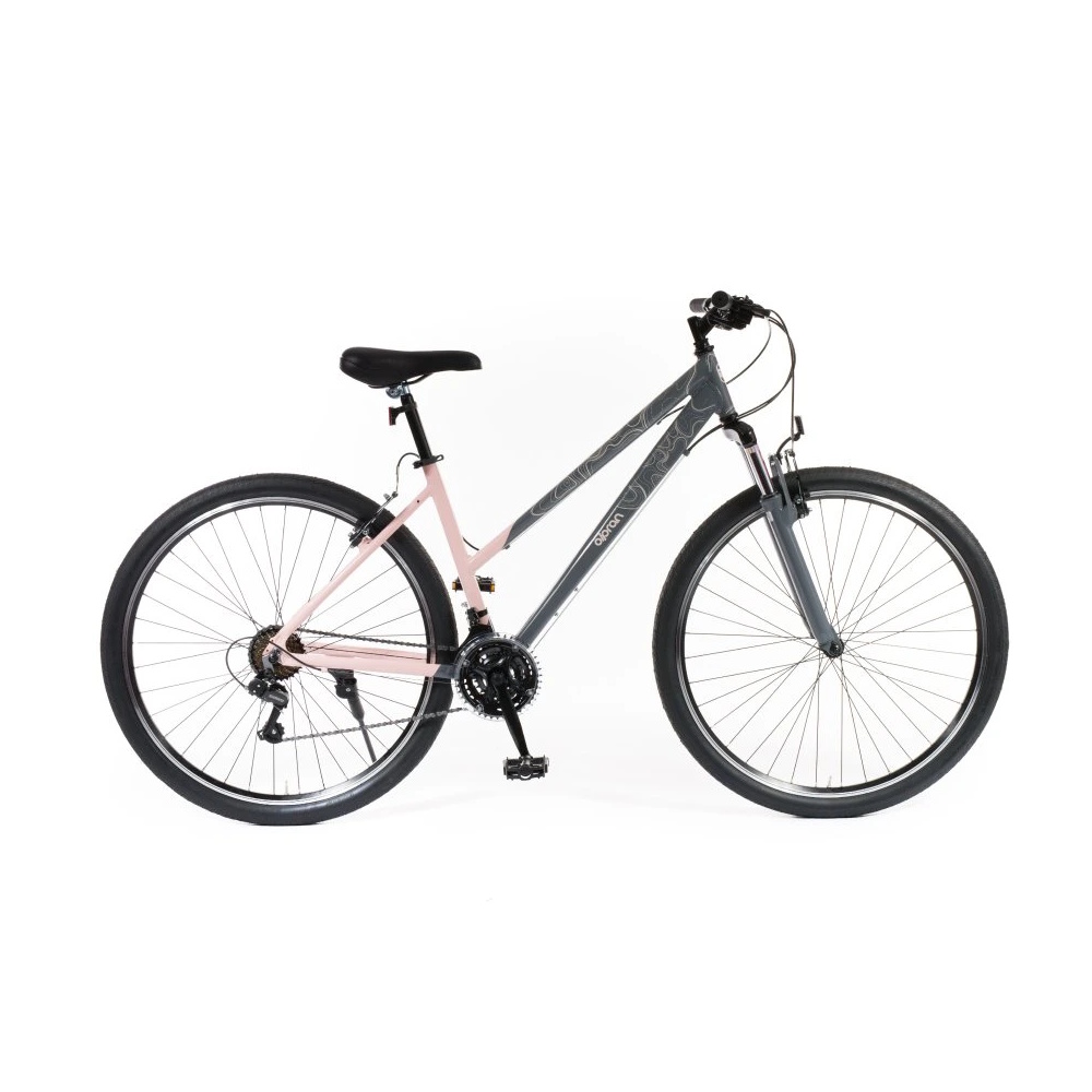 Dámské crossové kolo Olpran Salix 28" - model 2026 18" (160-175 cm) šedá/růžová