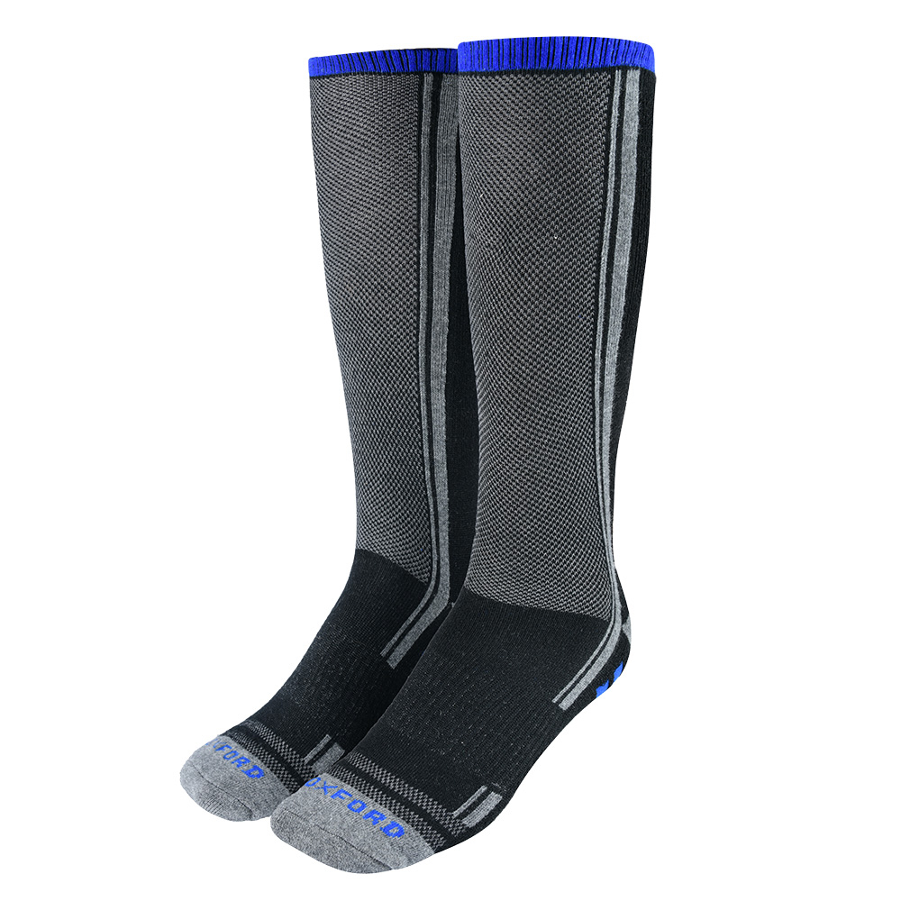 Ponožky Oxford Coolmax® Oxsocks šedé/černé/modré  L (44-49)