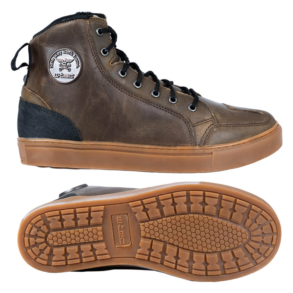 Moto boty W-TEC Fred středomořská hnědá 42 - Obrázek 3