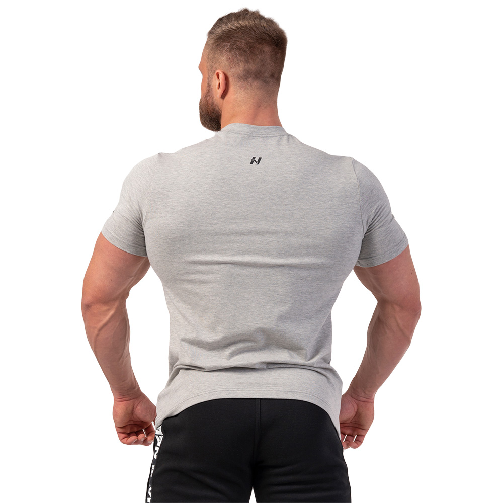 Pánské tričko Nebbia Minimalist Logo 291 White XXL - Obrázek 4