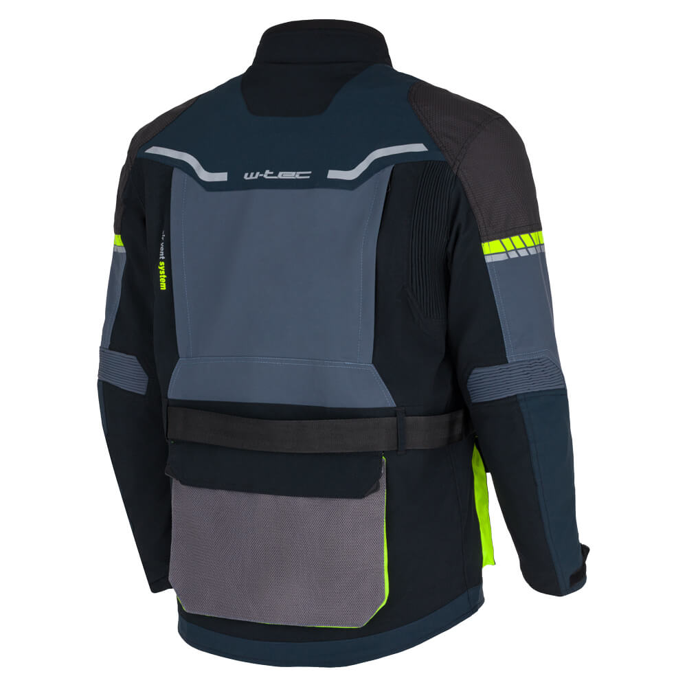 Moto bunda W-TEC Modock černo-modro-fluo žlutá L (obrázek 6)
