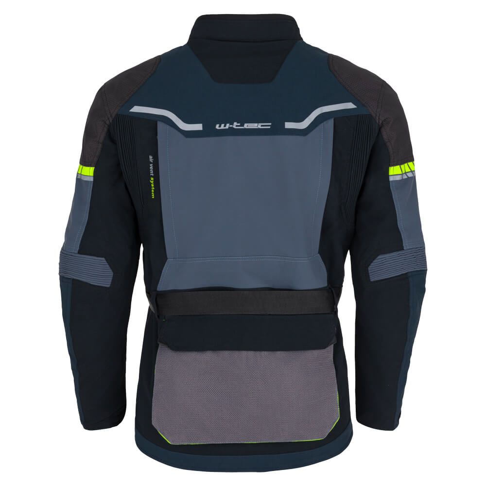 Moto bunda W-TEC Modock černo-modro-fluo žlutá L (obrázek 5)
