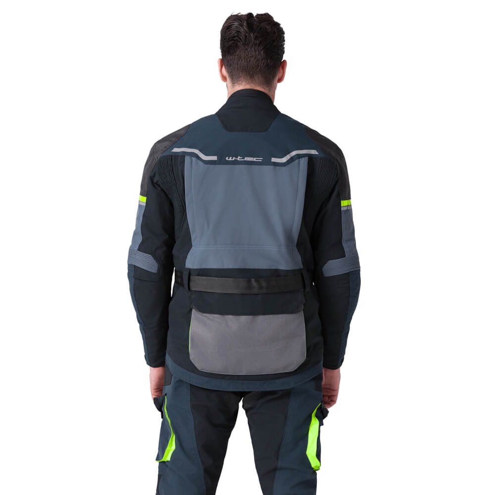 Moto bunda W-TEC Modock černo-modro-fluo žlutá L (obrázek 8)
