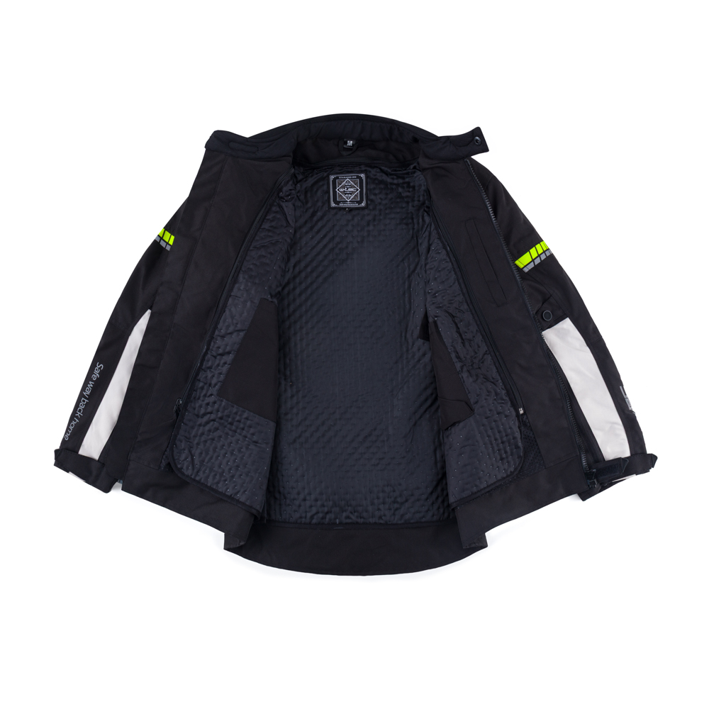 Moto bunda W-TEC Warao černá-fluo S (obrázek 7)