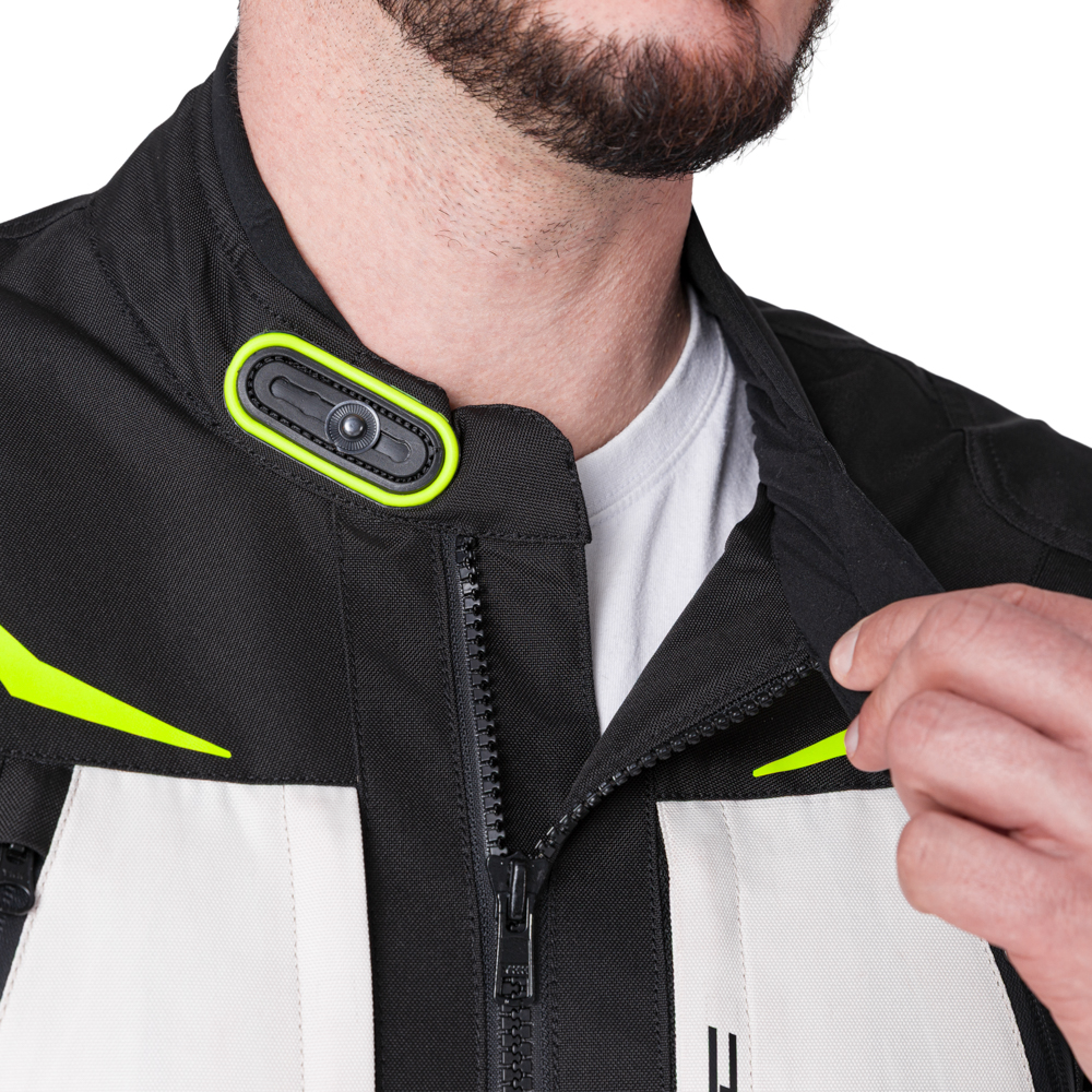 Moto bunda W-TEC Warao černá-fluo S (obrázek 11)
