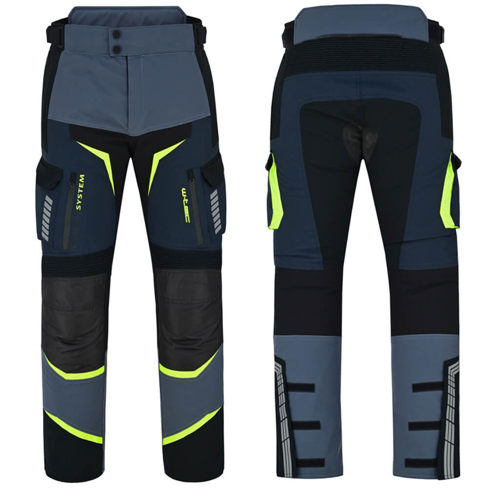 Moto kalhoty W-TEC Modock černo-modrá L