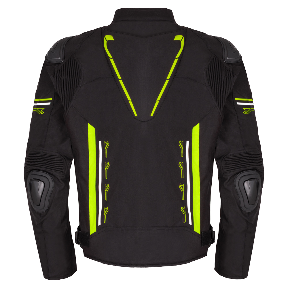 Moto bunda W-TEC Tonkawo černá-fluo M (obrázek 5)