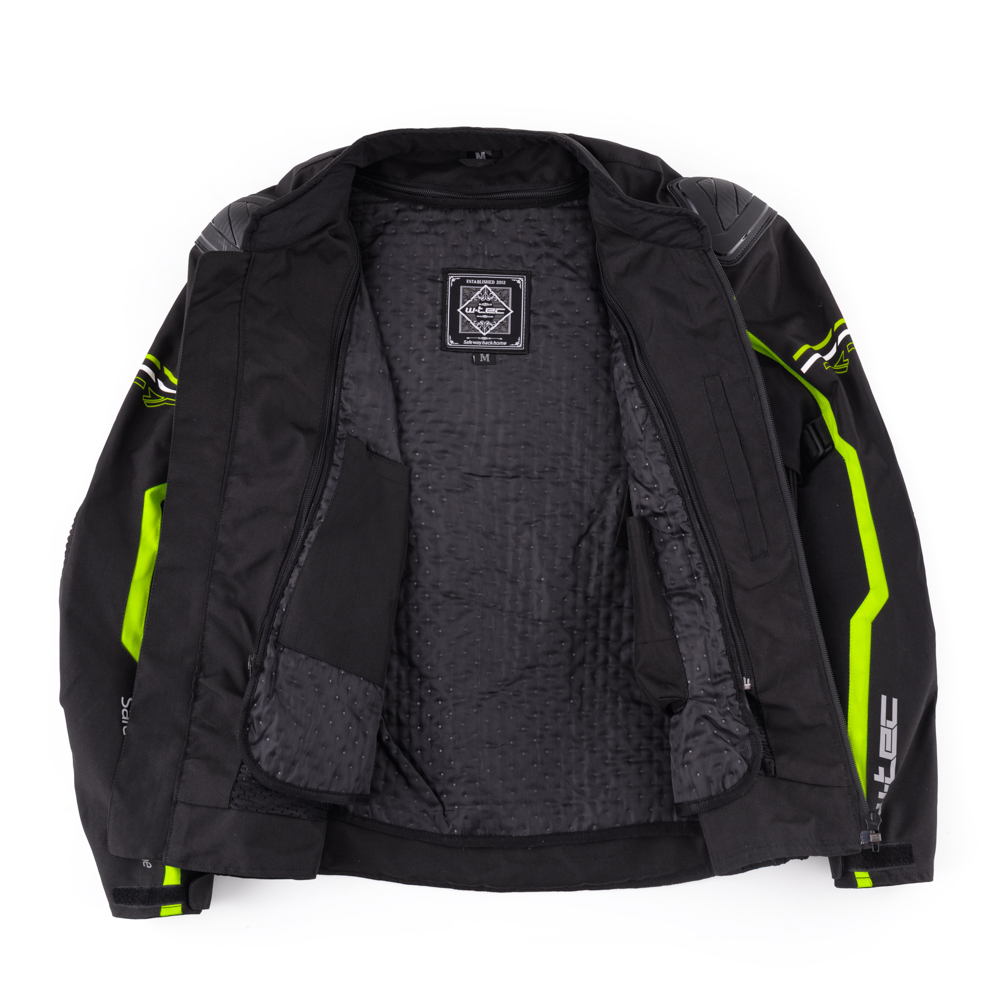Moto bunda W-TEC Tonkawo černá-fluo M (obrázek 7)