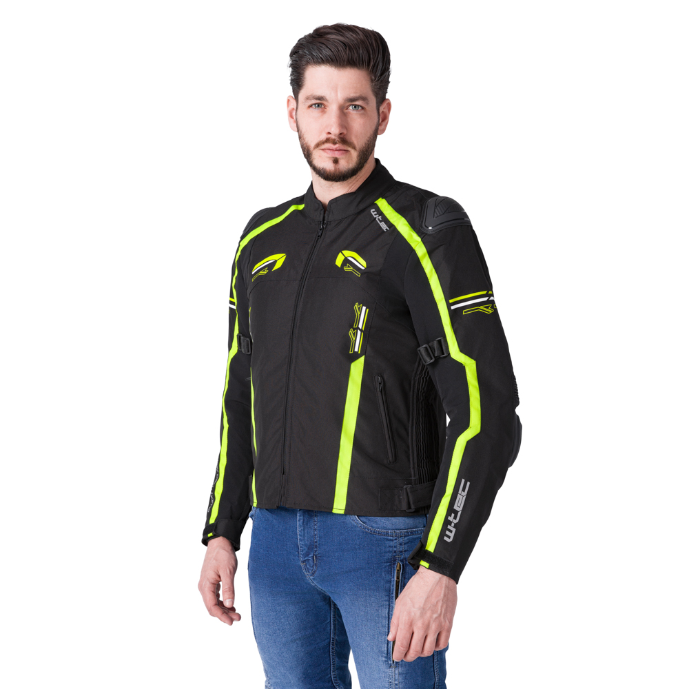 Moto bunda W-TEC Tonkawo černá-fluo M (obrázek 8)