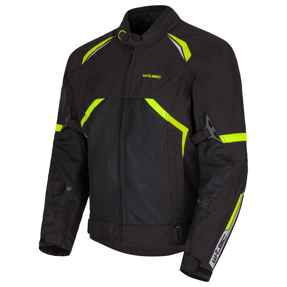 Letní moto bunda W-TEC Timuco černá-fluo M (obrázek 4)