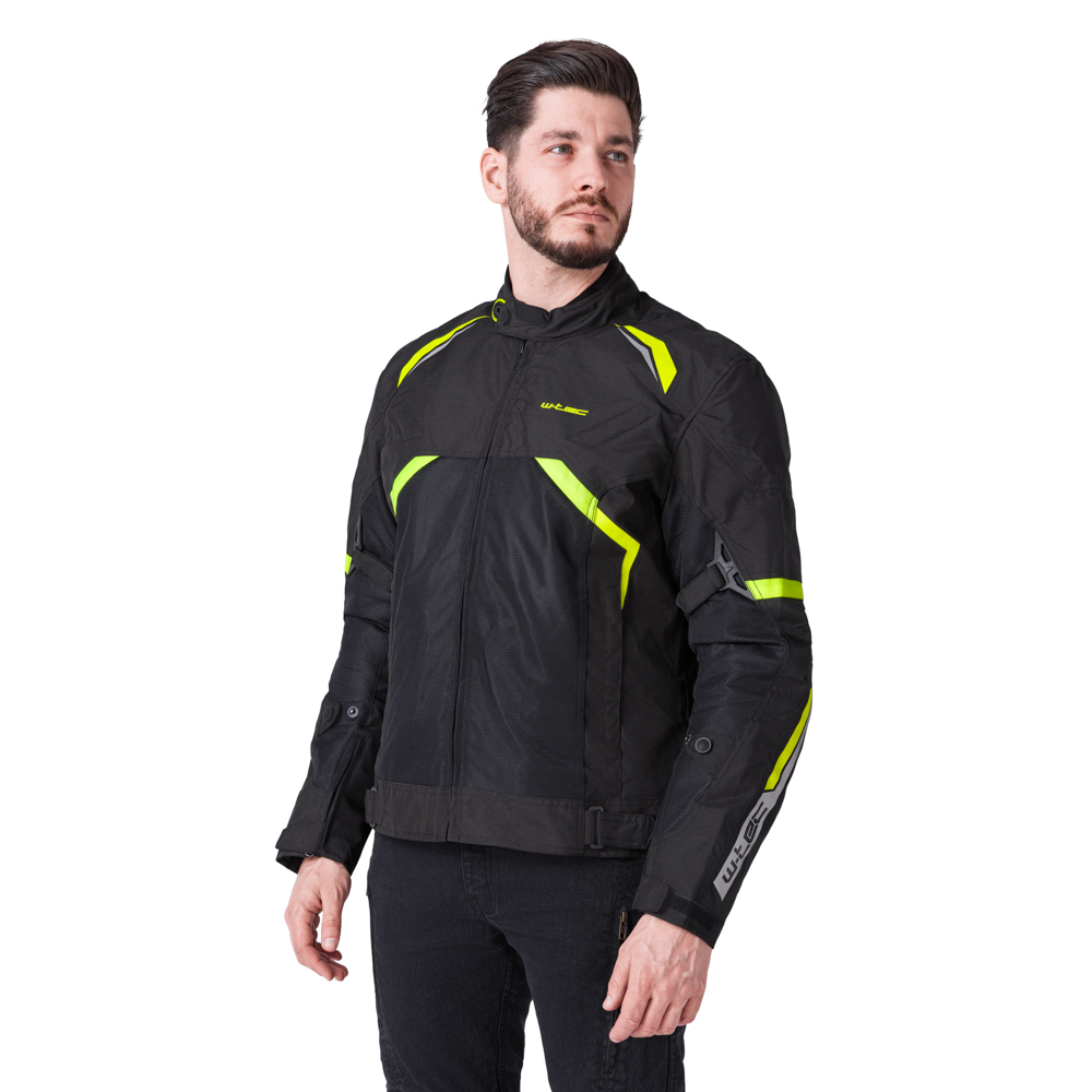 Letní moto bunda W-TEC Timuco černá-fluo M (obrázek 8)