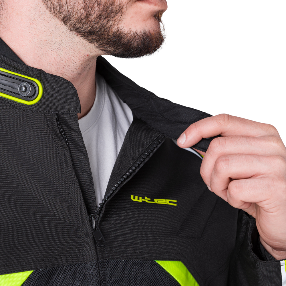 Letní moto bunda W-TEC Timuco černá-fluo M (obrázek 11)