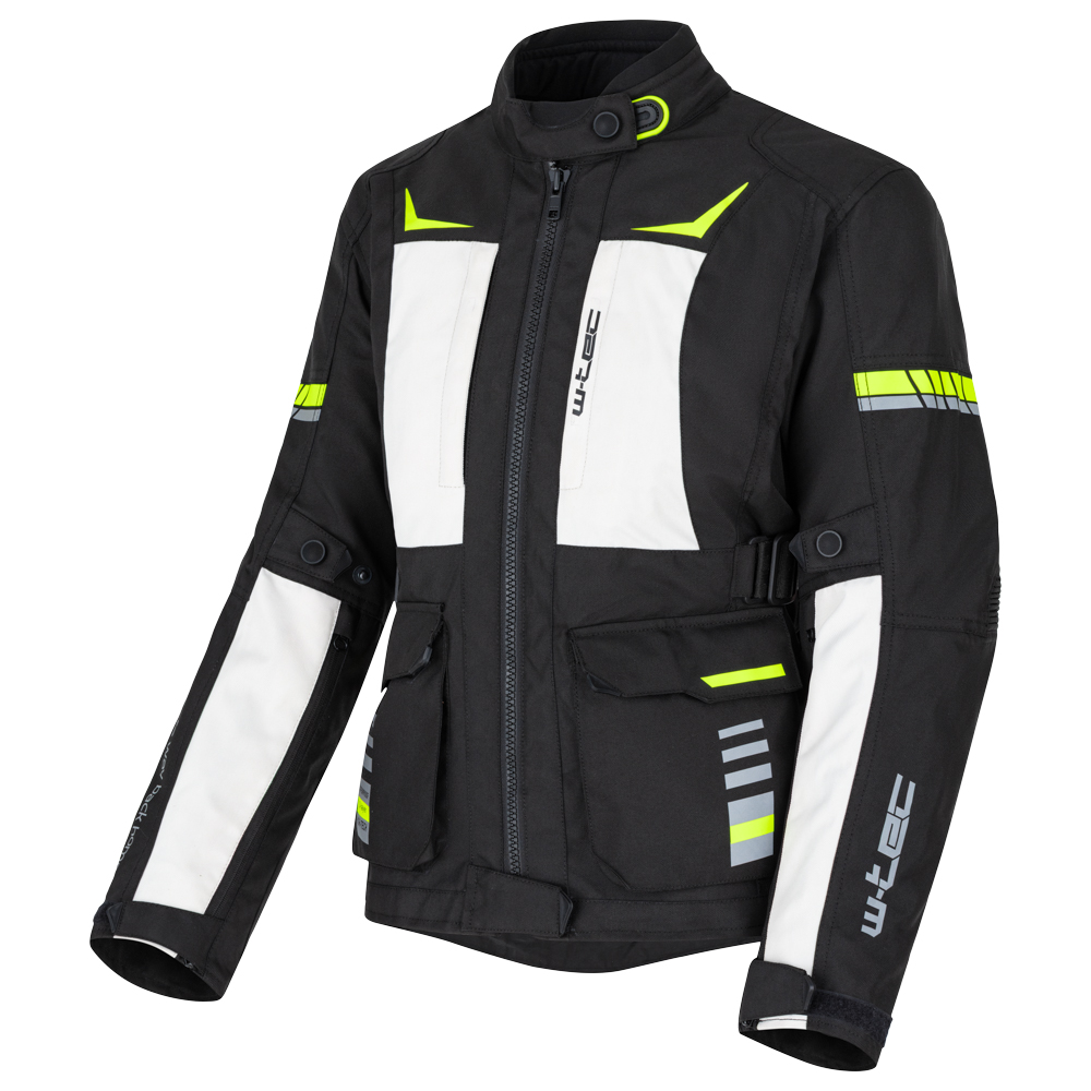 Dámská moto bunda W-TEC Warao Lady černá-fluo M (obrázek 4)