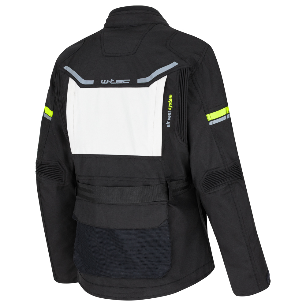Dámská moto bunda W-TEC Warao Lady černá-fluo M (obrázek 6)