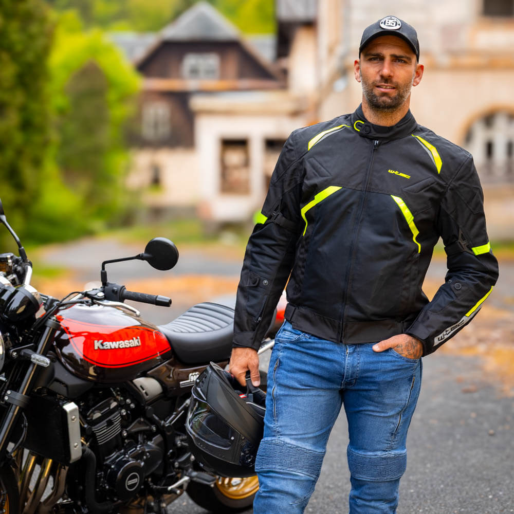 Letní moto bunda W-TEC Timuco černá-fluo M (obrázek 7)