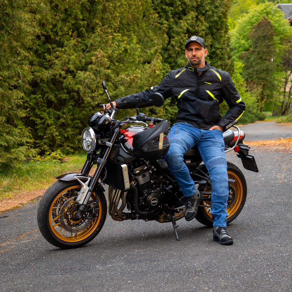 Letní moto bunda W-TEC Timuco černá-fluo M (obrázek 8)