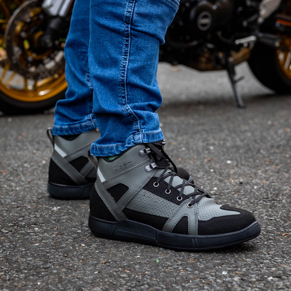 Moto boty W-TEC Milwook šedo-černá 37 (obrázek 9)