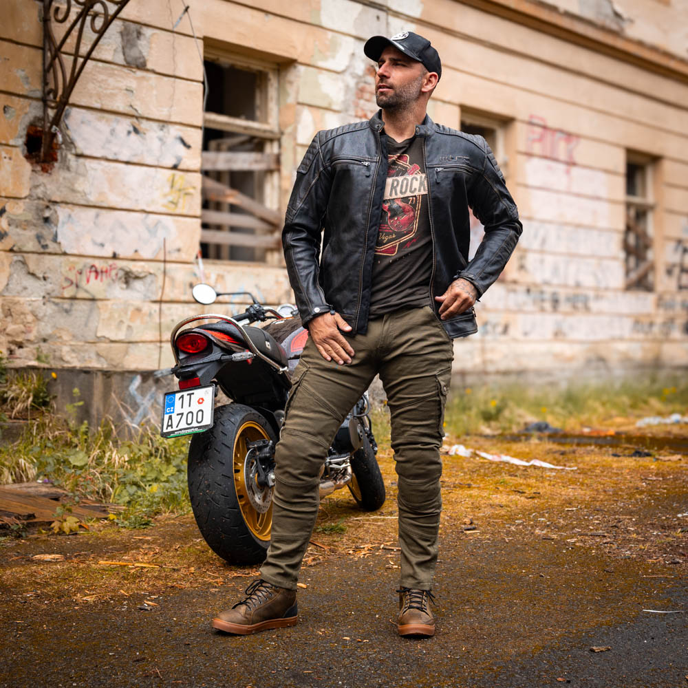 Moto kalhoty W-TEC Nuksan zelená 32/32 (obrázek 11)