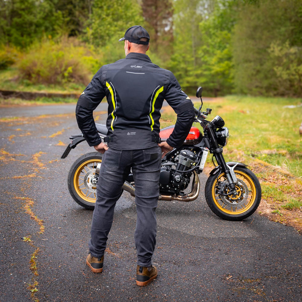 Pánské moto jeansy W-TEC Biterillo Evo modrá 3XL prodloužená délka (obrázek 8)