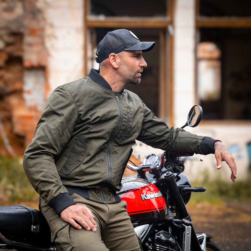 Moto bunda W-TEC Caravago zelená 3XL (obrázek 4)