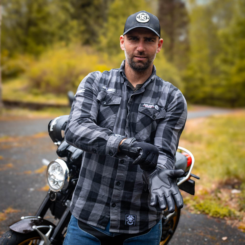 Moto rukavice W-TEC Struge černá L (obrázek 10)