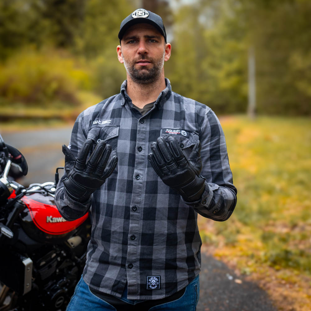Moto rukavice W-TEC Gabello černá L (obrázek 11)
