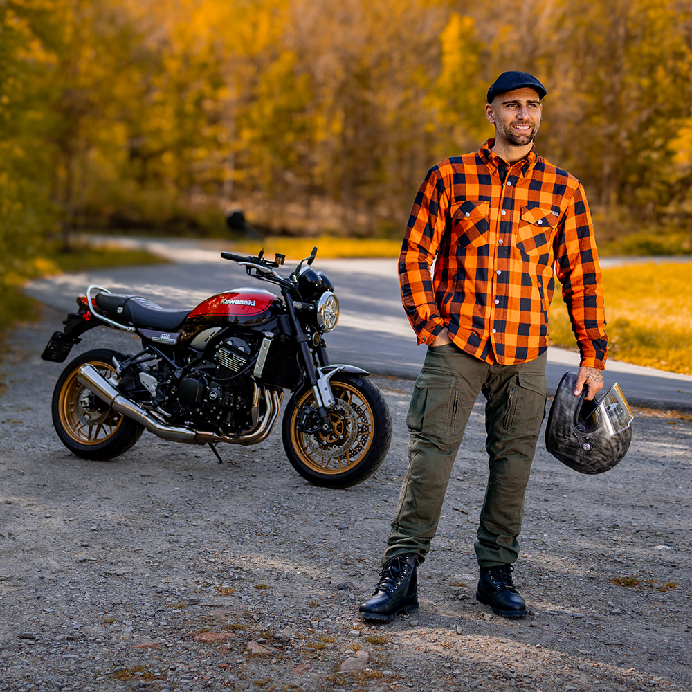 Moto košile BOS Lumberjack Impact Red 5XL - Obrázek 6