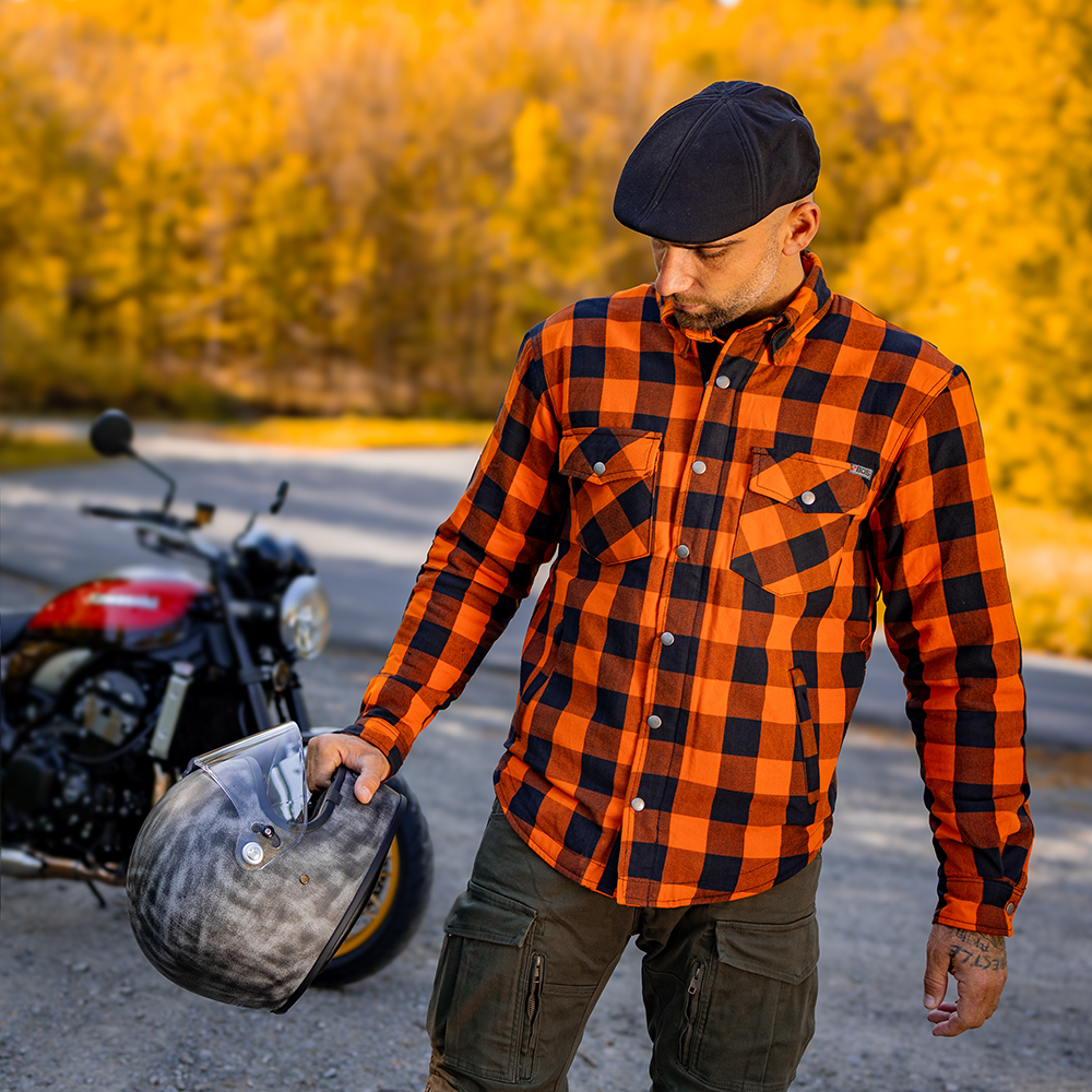 Moto košile BOS Lumberjack Impact Red 5XL - Obrázek 4