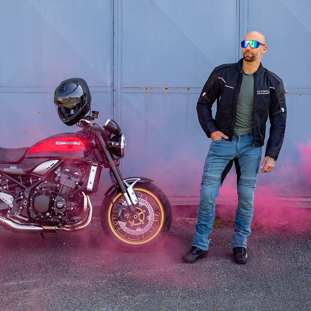 Moto bunda W-TEC Adam černá XL rozšířená - Obrázek 4