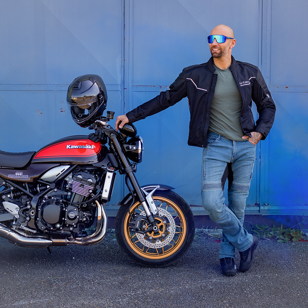 Moto bunda W-TEC Adam černá XL rozšířená - Obrázek 5