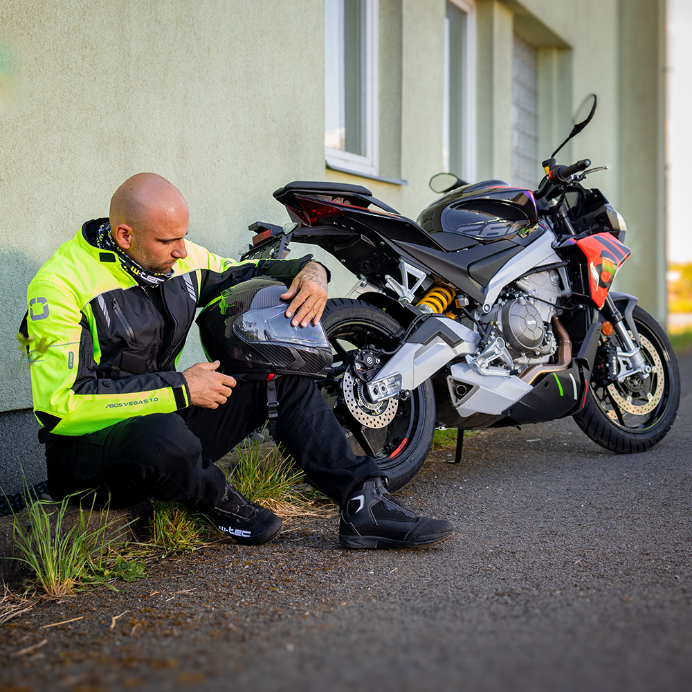 Pánská moto bunda BOS / WD Motorsports Vegas 1.0 Red XL (obrázek 8)